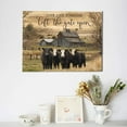Farmhouse Wall Art Barn Cow Canvas Print Rustic Country Themed Painting ...