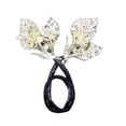 thumbnail image 1 of asddcavvf Pince à Cheveux Fleur en Strass Chignon Torsadée Paresseuse Boucleur de Cheveux Créateur de Chignon Queue Strass, 1 of 4