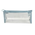 thumbnail image 2 of Transparent Pencil Pouch | Large Capacity PVC Stationery Organizer | Clear Waterproof Zipper Bag | Multi-Purpose Pen Case | 22 x 10.5 cm | Travel Office Storage, 2 of 5