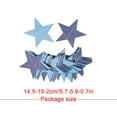thumbnail image 4 of Recortes de confeti de estrellas colgantes Advancent Decoración de fiesta Kits de decoración para fiestas azul HA059433-05, 4 of 6