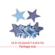 thumbnail image 5 of Moyic Recortes de confeti de estrellas colgantes, adorno de cartel pequeño, decoración de fiesta, adorno creativo para el hogar, adornos de Kits de decoración para fiestas azul Moyic HA059433-05, 5 of 6