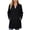 Black, variant on Guluxicc Womens Dressy Coats Double Button Lapel Collar Long Sleeve Coats with Side Pockets for Everyday Fall Winter