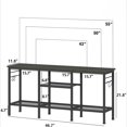 thumbnail image 2 of TV Stand for TVs up to 55 Inch, Entertainment Center with Open Storage Shelves, Media Console Table with Soundbar Shelf for Living Room, Bedroom, White, 2 of 6