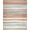 Blue Coral Ivory, Pattern 4, variant on ODIKA 8'x10' Washable Area Rug Rag Chindi Knit Striped Boho Farmhouse Bordered Stripes Multi for Dining Room, Large Office, Lounge, Non-Slip Chair-Friendly Mat