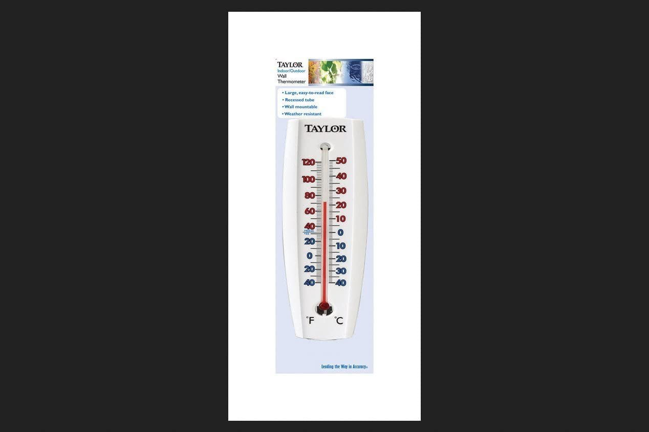 Taylor Indoor Outdoor Wall Thermometer 6 per case.6