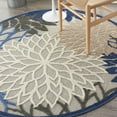 thumbnail image 6 of Nourison Aloha Indoor/Outdoor Blue/Multicolor 4' x ROUND Area Rug, (4x Round), 6 of 10