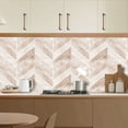 thumbnail image 3 of Alwayspon 10 Sheets 3D Wall Tile Stickers for Kitchen and Bathroom Decoration 114 X 9 Inch, 3 of 8