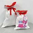 thumbnail image 2 of Bolsas de donación de juguetes navideños Bolsa de regalo de Papá Noel de 19,6 pulgadas x 28 pulgadas para transferencia de calor por sublimación e serigrafía, 2 of 4
