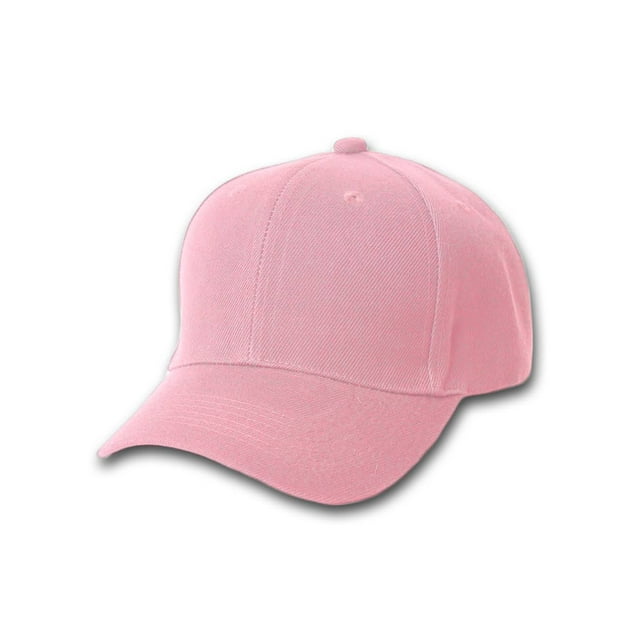 Casquette Ajustée Unie, Rose 7 5/8