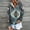 Dark Gray, variant on jsaierl Hoodies for Women Ethnic Aztec Graphic Top Long Sleeve Western Shirt Casual Quarter Zip Pullover Hooded Sweatshirt