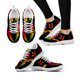 thumbnail image 1 of Zapatos planos con estampado 3D de hojas de marihuana y degradado de moda para mujer, zapatillas ligeras con cordones para caminar, calzado transpirable, 1 of 6