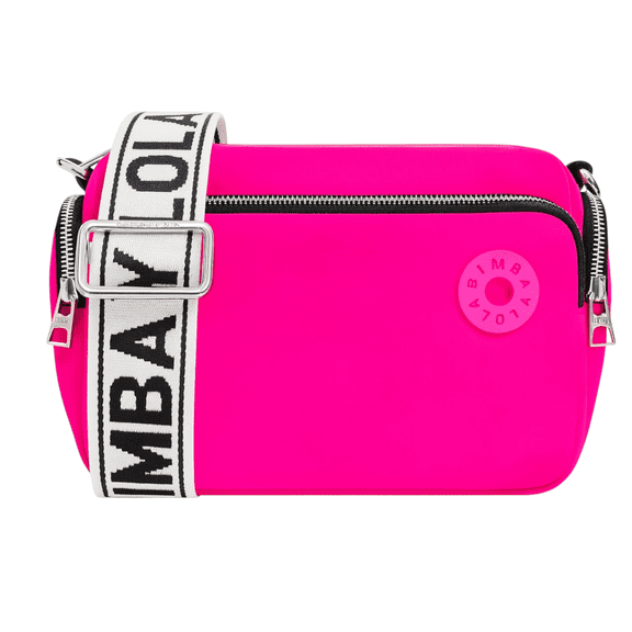 Bolsa Bandolera Bimba y Lola Logo Chimo Pink