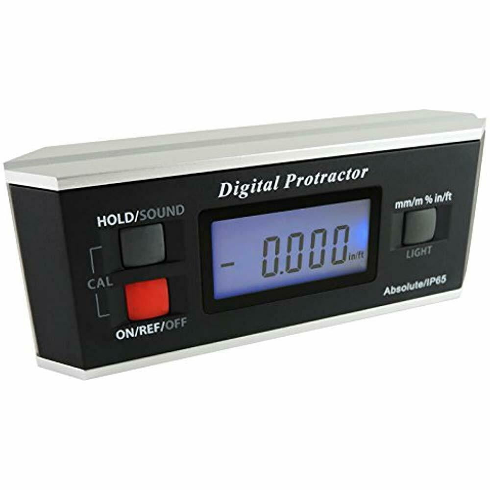 Digital Protractor Angle Finder Level Inclinometer VGroove 0360 Degree