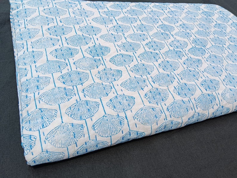 A And E Textiles House Fabric Collection Embracing Heritage, Enhancing Comfort Hand Stitch Kantha Work Quilts, Twin - Breathable