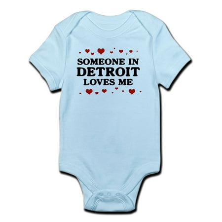 

CafePress - Loves Me In Detroit Infant Bodysuit - Baby Light Bodysuit
