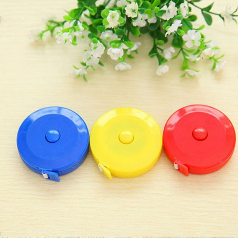 Cute plastic mini tape measure Automatic retractable small soft ruler 1.5m tape  measure clothing