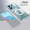 thumbnail image 3 of Original Transparent Magsafe Magnetic Case For Redmi Note 13 Pro Plus Case Shockproof Rugged Shield Case Redmi Note 13 Pro Cover, 3 of 5