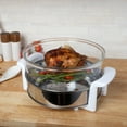 thumbnail image 4 of 8-in-1 Classic Cuisine Halogen Oven Air Fryer - 12 to 17Qt Durable Glass Air Fryer (White), 4 of 7