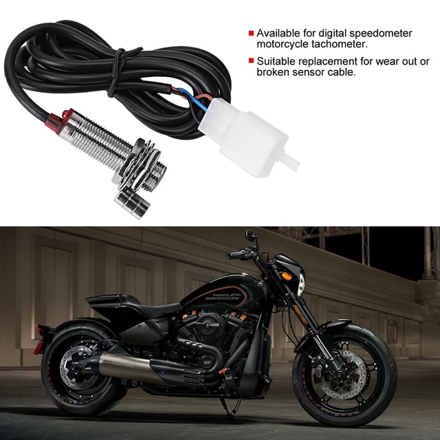 Cable Del Tacómetro Del Velocímetro Del Sensor Del Odómetro De Motocicleta Con 3 Reemplazo De Para El Tacómetro De Motocicleta Del Velocímetro Digital