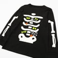 thumbnail image 5 of shoper Boys Halloween Pajamas Set Skeleton Print Glow In The Dark Kids Outfit Soft Sleepwear Casual Long Sleeve Tops and Pants for Toddler Kids Fall Winter Clothes, 5 of 9