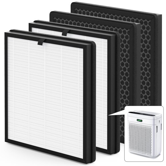 Lot de 4 Filtres de Remplacement F1 Compatibles avec AMEI