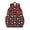 Red-7, variant on Retro Polka Dot Pattern Student Backpack for Students Bookbag Colorful Dots School Bag with Chest Strap Lightweight Durable Geometric Design