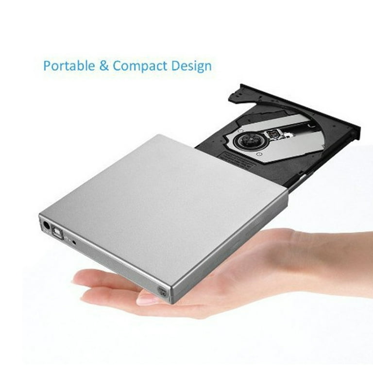 G J X External CD DVD Drive, USB 2.0, CD-RW Drive DVD Writer