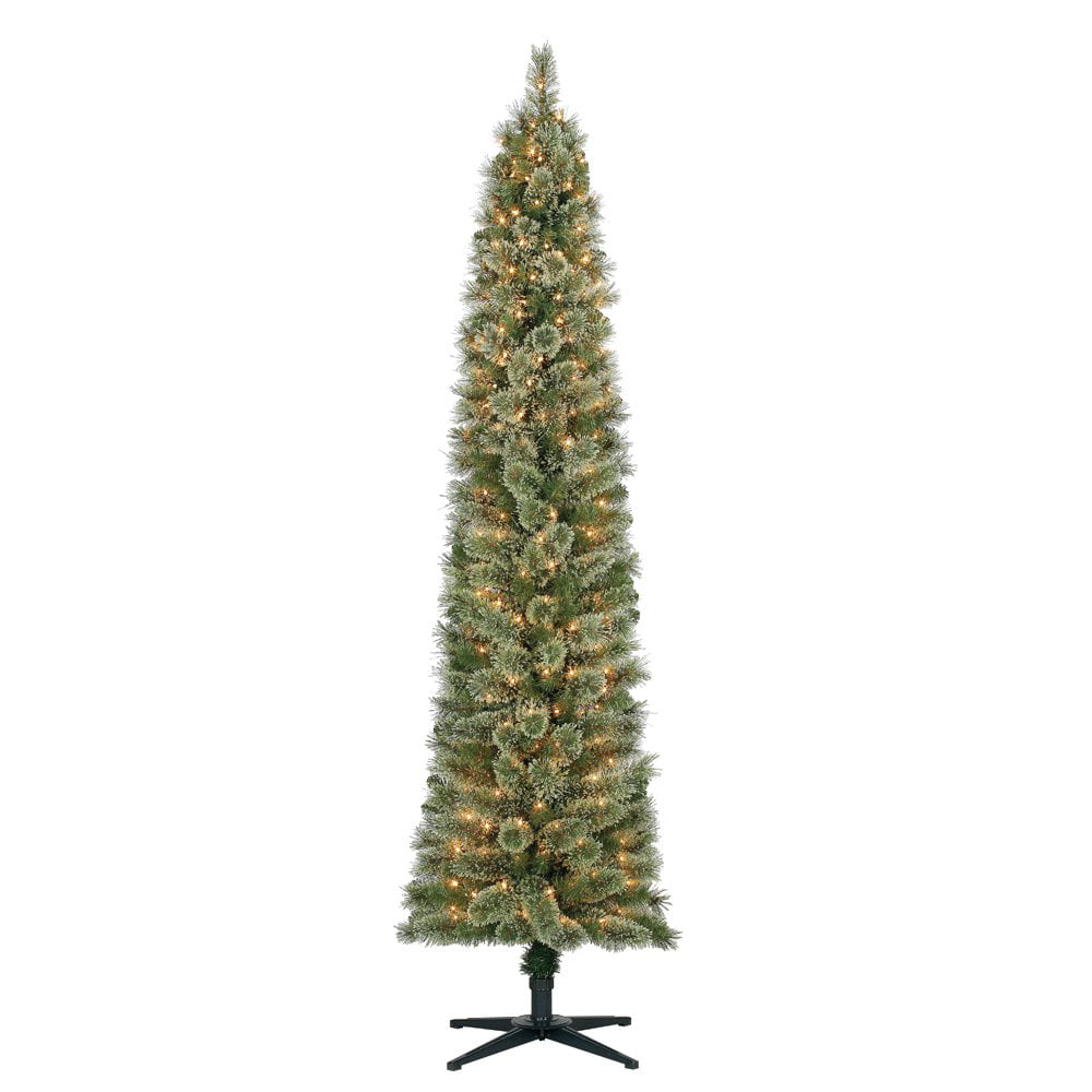 7' Details about   Holiday Time Pre-Lit Brinkley Pine Artificial Christmas Tree Mini Clear Lig 