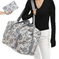 thumbnail image 3 of ZQB 22" Overnight Carry On Weekender Bag for Women Girls  Foldable Travel Duffle Bag, 3 of 6