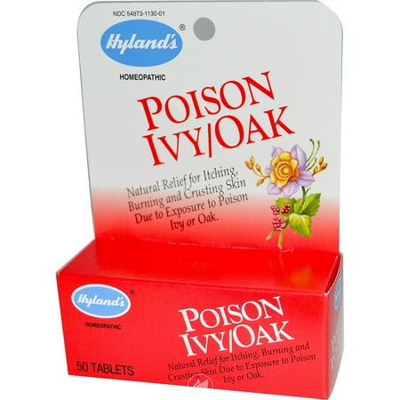 Hylands Poison Ivy/Oak 50 Tablet, Pack of 2 (Best Home Remedy For Poison Ivy)