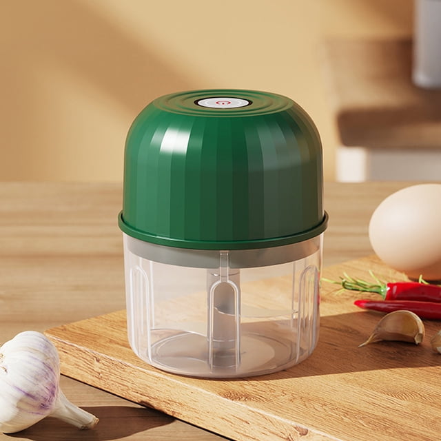 BotaniNest Garlic Chopper Mini Portable Veggie Chopper Garlic Grinder Masher Onion Portable Wireless Food Processor For Garlics Onion Fruit Vegetables Meat