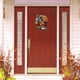 thumbnail image 5 of Corona de Halloween de Acción de Gracias | Decoración colgante de puerta de flor artificial de 30x30cm | Guirnalda de puertas de entrada de hojas de otoño | Decoración de coche de hotel para fiestas, 5 of 5