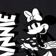 thumbnail image 3 of Mickey & Friends - Minnie Black And White - Toddler And Youth Long Sleeve Graphic T-Shirt, 3 of 5