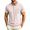 A30-Pink, variant on Kalauyu Mens Summer Short Sleeve Print Shirts Contrast Rib Turn Down Collar with Chest Pocket Breathable Knit Golf Tops