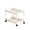 White_S, variant on FEOLGEHLY Rolling Storage Shelf, White 3-Tier Mobile Shelf with Wheels, Plastic Wheeled Organizer Cart for Home, Multi-Tier Rack for Living Room Bedroom Office (White_M)