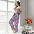 thumbnail image 5 of Sikiie colorful Skull flower Women’s Ultra-Soft Comfy Lounge Pants Sleepwear Comfy Lounge Pants Drawstring Sleep Bottoms with PocketsSmall, 5 of 6