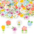 thumbnail image 1 of Minigomas de borrar Yopyame Spring Flowers, 60 unidades, para niños, a granel, 1 of 7