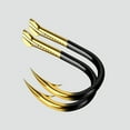 thumbnail image 4 of Graflsoa Premium Tungsten Alloy Fishing Hooks - Black Gold #13, 10pcs/Bag, Multiple Sizes Available for Anglers, 4 of 7