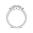thumbnail image 3 of TimeLe$$ Classics 1.50 Carat TW Round Cut Lab Grown Diamond Three Stone Engagement Ring in 14K White Gold (Ring Size: 6), 3 of 6