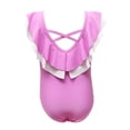thumbnail image 6 of Auroural Girls Swimsuits 10-12 One Piece Girls Swimming Suits For Kids Toddler Kids Baby Girls Summer Small Ruffle Colorful One-piece Swimsuit, 6 of 9