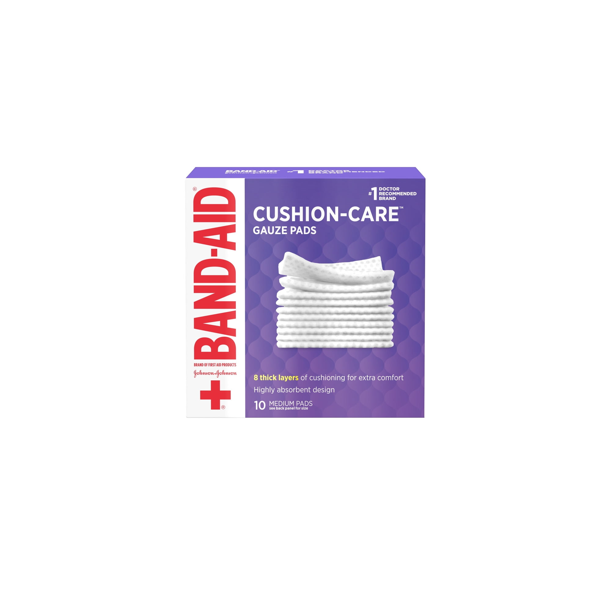 Band-Aid First Aid Gauze Pads Medium (Pack of 6)