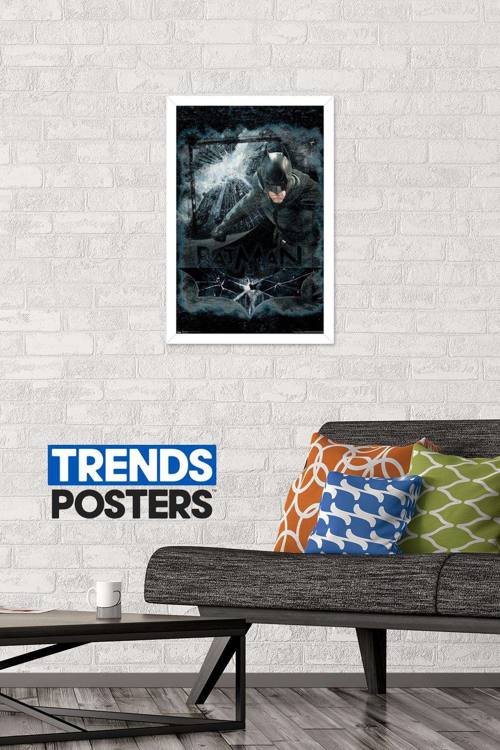 DC Comics Movie - The Dark Knight Rises - Batman Wall Poster, 14.725" x 22.375", Framed