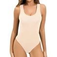 thumbnail image 1 of Xishao Women's Cross Wrap Ruched Deep V Neck Short Sleeve/Long Sleeve Shirt Bodysuit Jumpsuit Xishao ropa, 1 of 2
