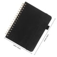 thumbnail image 2 of ADDHAT Cuaderno Organizador De Contraseñas Con Tapas Negras Anillas Recargables Y Separadores Alfabéticos, 2 of 6
