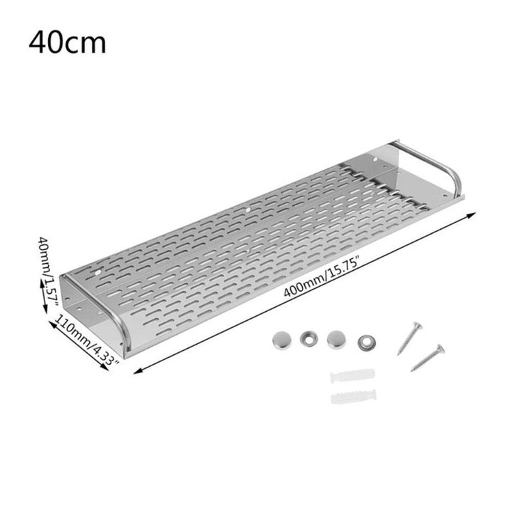 FANJIE Stainless Steel SingleLayer Shelf WallMounted Kitchen Bathroom