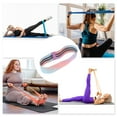 thumbnail image 4 of Unique Bargains 1 Pc Women Yoga Booty Bands for Gym Stretching Exercise 14.96"x3.15" Gradient Pink Blue Polyster Cotton Latex, 4 of 4