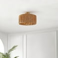 thumbnail image 6 of SAFAVIEH Selah 20 in. Modern 5-Light Natural Paper Mount Light with Natural Paper Shade, 6 of 8
