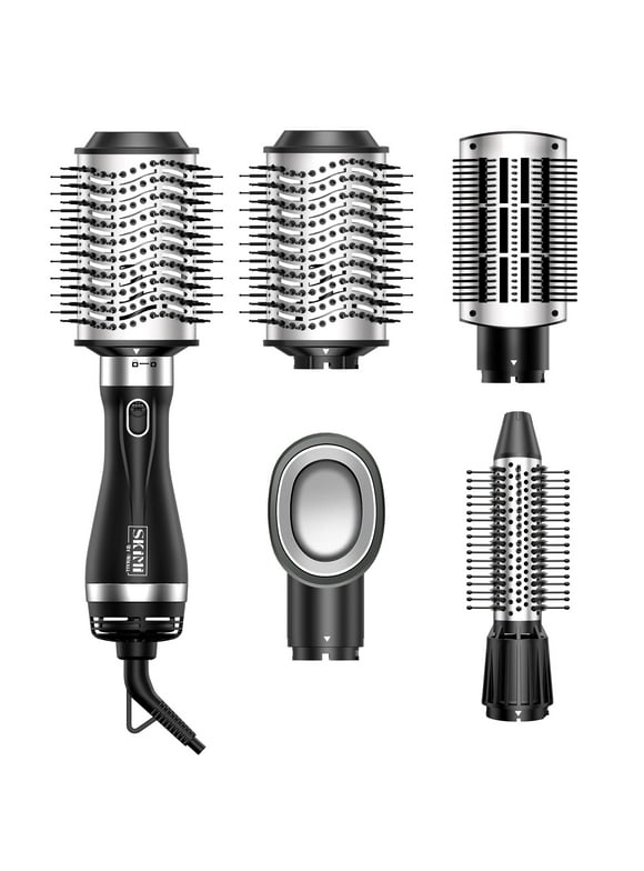 SKIMI by Whall Hair Dryer Brush, Blow Dryer Brush with Tool Set for Straightening/ Drying/ Curling/ Styling