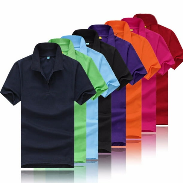 Anna Kaci Herren Shirt T Shirt Polo Hemd Polomemd Shirts Top Party Sport Kurzarm Sommeraqua Walmart Com Walmart Com