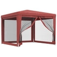 thumbnail image 2 of vidaXL Party Tent Outdoor Canopy Tent Gazebo Marquee with 4 Mesh Sidewalls, 2 of 7